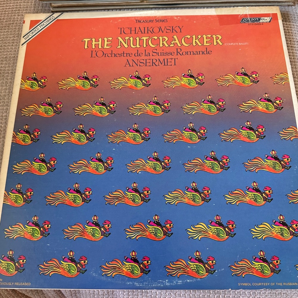 London ffrr Tchaikovsky The Nutcracker Ansermet 2-LP Vinyl Record STS 15433-4